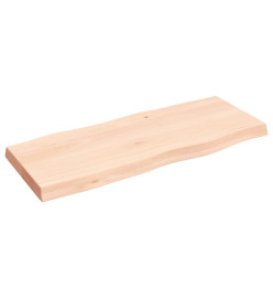 Dessus de table bois chêne massif non traité bordure assortie