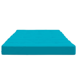 Coussins de chaise longue lot de 2 turquoise tissu oxford