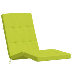 Coussins de chaise longue lot de 2 vert vif tissu oxford