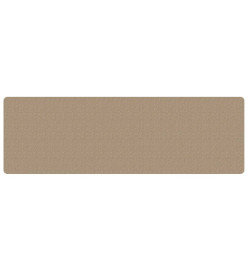 Tapis de couloir aspect sisal sable 80x250 cm