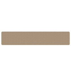 Tapis de couloir aspect sisal sable 50x250 cm