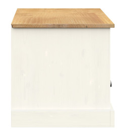 Meuble TV VIGO blanc 156x40x40 cm bois massif de pin