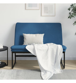 Banc Bleu 100x75x76 cm Tissu