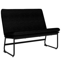 Banc Noir 100x75x76 cm Tissu