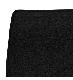 Banc Noir 100x75x76 cm Tissu