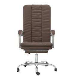 Fauteuil inclinable de bureau Marron Similicuir