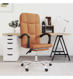 Fauteuil inclinable de bureau Marron Similicuir