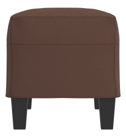 Banc Marron 70x35x41 cm Similicuir