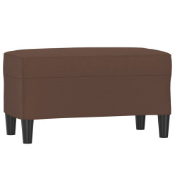 Banc Marron 70x35x41 cm Similicuir