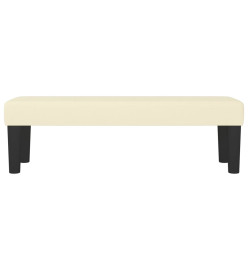 Banc Crème 100x30x30 cm Similicuir