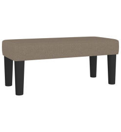 Banc Taupe 70x30x30 cm Tissu