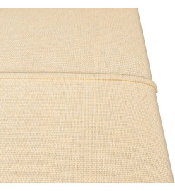 Panneaux muraux 12 pcs Crème 30x30 cm Tissu 1,08 m²