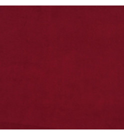 Panneaux muraux 12 pcs Rouge bordeaux 90x15 cm Velours 1,62 m²