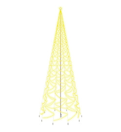 Sapin de Noël avec piquet Blanc chaud 3000 LED 800 cm