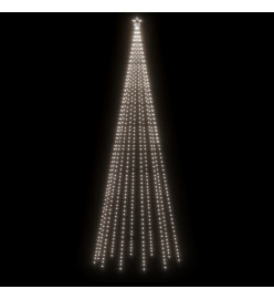 Sapin de Noël avec piquet Blanc froid 732 LED 500 cm