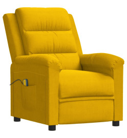 Fauteuil de massage Jaune Velours