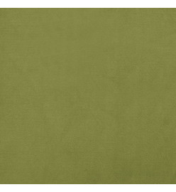 Repose-pied Vert clair 60x60x36 cm Velours