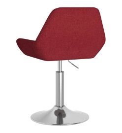 Tabouret de bar Rouge bordeaux Tissu