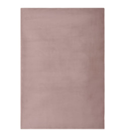 Tapis Fausse fourrure de lapin 180x270 cm Vieux rose