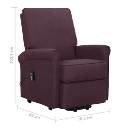 Fauteuil Violet Tissu