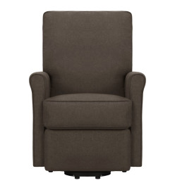 Fauteuil Marron foncé Tissu