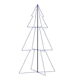 Arbre de Noël cône 300 LED d'intérieur/d'extérieur 120x220 cm