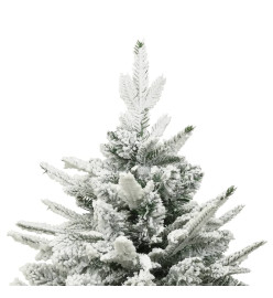 Sapin de Noël artificiel à flocons de neige Vert 150 cm PVC/PE