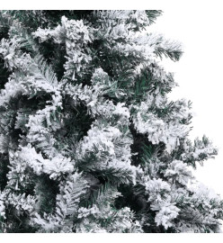 Sapin de Noël artificiel avec neige floquée Vert 400 cm PVC