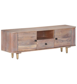 Meuble TV 118x30x40 cm Bois d'acacia massif