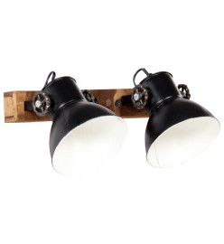 Lampe murale industrielle Noir 45x25 cm E27