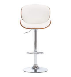 Tabouret de bar Blanc Similicuir