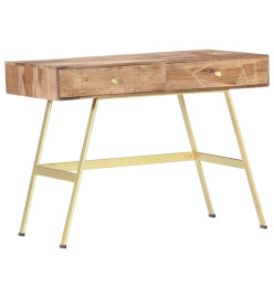 Bureau avec tiroirs 100x55x75 cm Bois solide