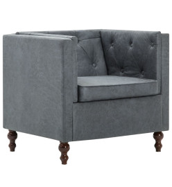 Fauteuil Gris Tissu