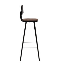 Mobilier de bar 5 pcs Bois de récupération massif