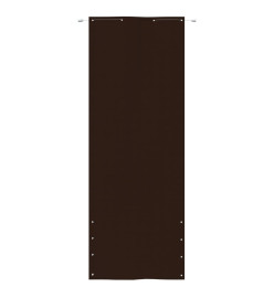 Écran de balcon Marron 80x240 cm Tissu Oxford