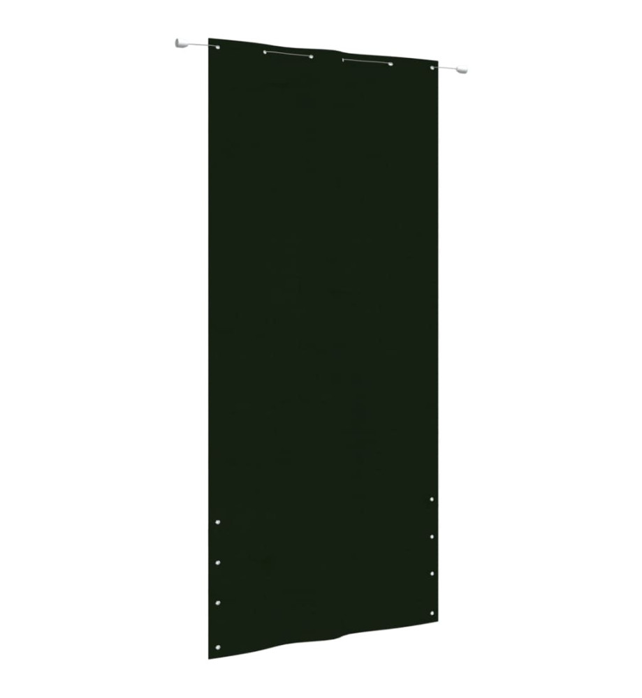 Écran de balcon Vert foncé 120x240 cm Tissu Oxford