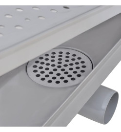 Drain de douche linéaire 930x140 mm acier inoxydable