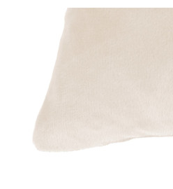 Housses de coussin 4 pcs Tissu 40x40 cm Blanc cassé