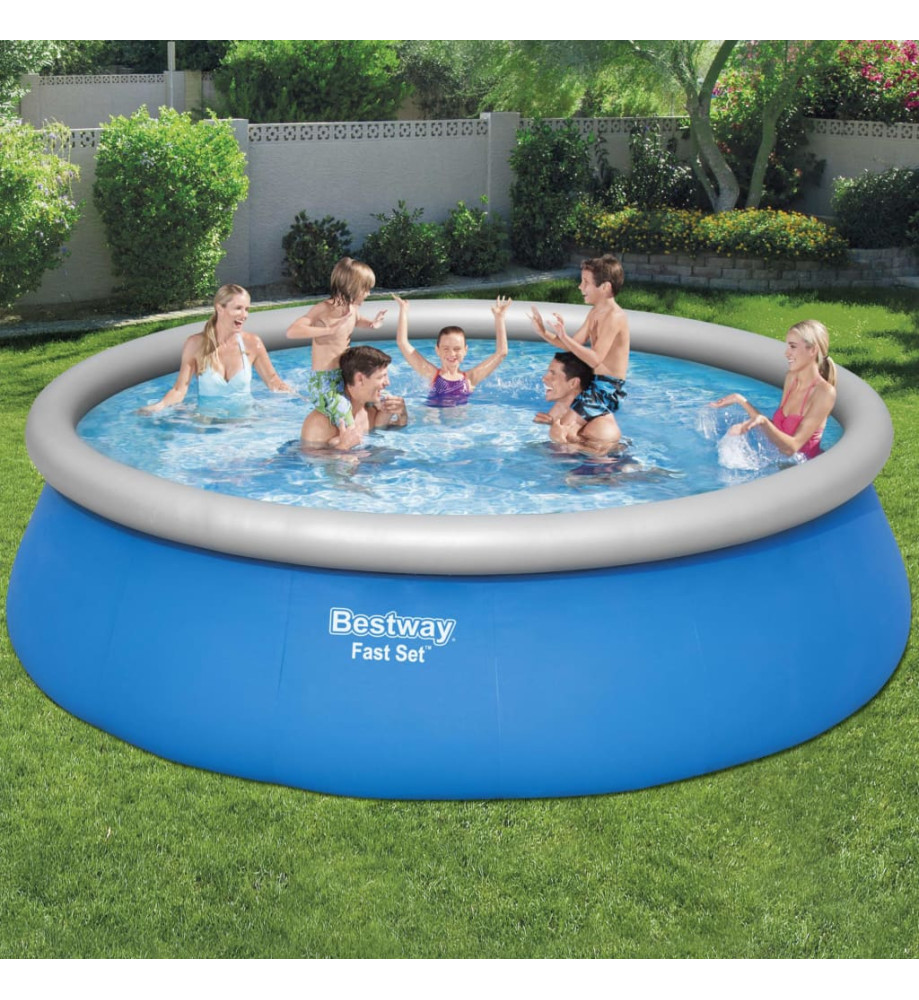 Bestway Ensemble de piscine gonflable ronde Fast Set 457x122 cm