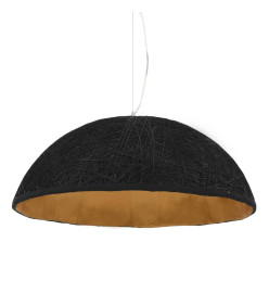 Lampe suspendue Noir et doré Ø70 cm E27