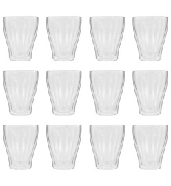 Verres à latte macchiato double paroi 12 pcs 370 ml