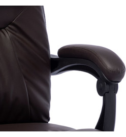 Chaise de bureau de massage Marron Similicuir