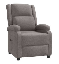 Fauteuil inclinable Taupe Tissu