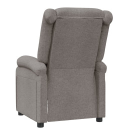 Fauteuil inclinable Taupe Tissu