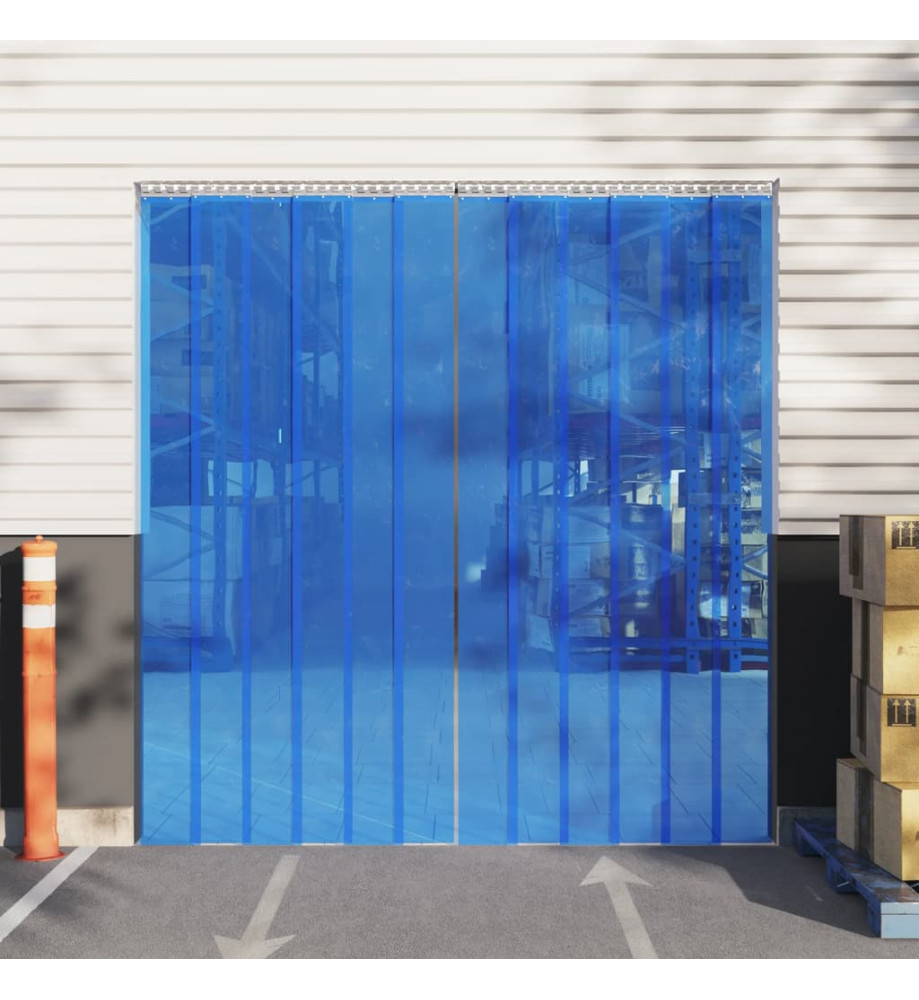 Rideau de porte bleu 200 mmx1,6 mm 25 m PVC