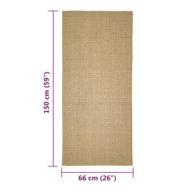 Tapis en sisal pour griffoir 66x150 cm