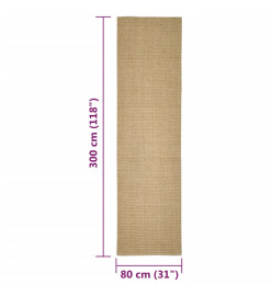 Tapis en sisal pour griffoir 80x300 cm