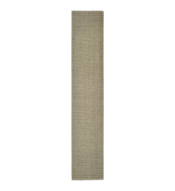 Tapis en sisal pour griffoir taupe 66x350 cm