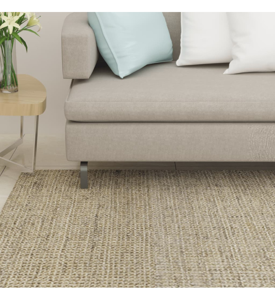 Tapis en sisal pour griffoir taupe 80x350 cm