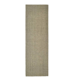 Tapis en sisal pour griffoir taupe 80x250 cm